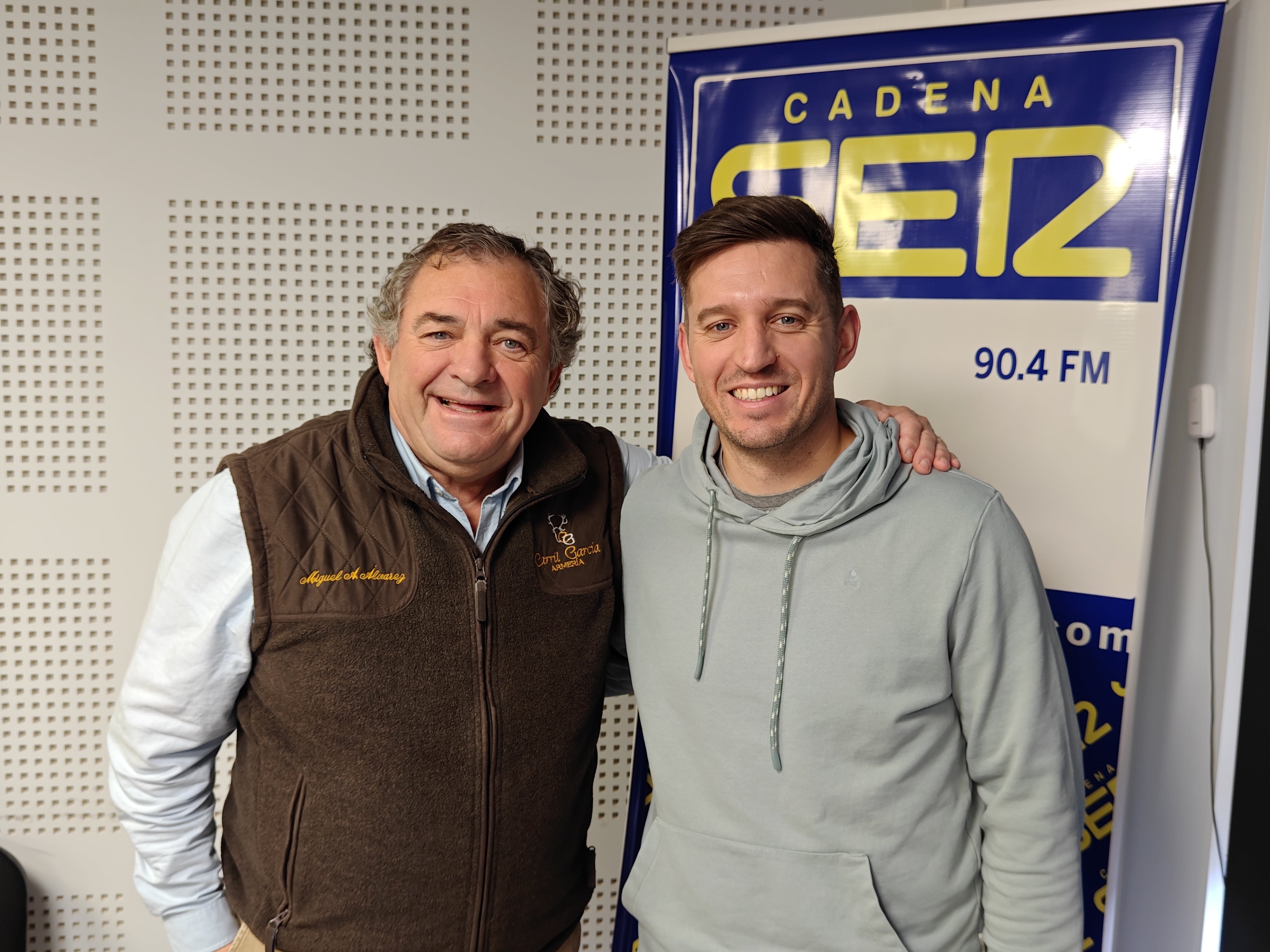 Miguel Antonio Álvarez y Víctor, del restaurante El Nogal