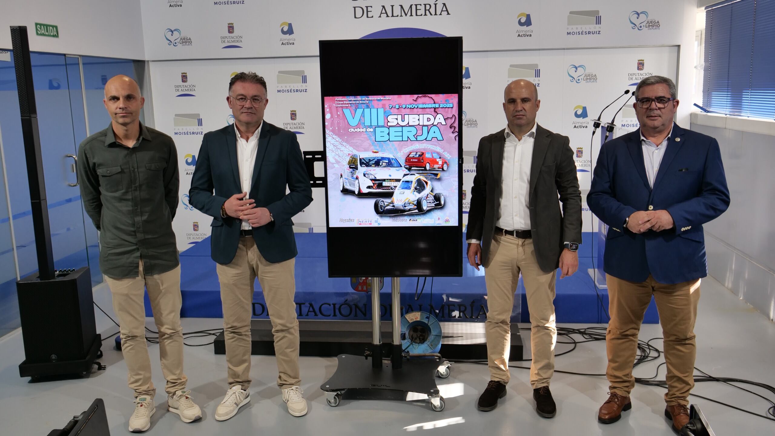Diputación, Ayuntamiento de Berja y la Federación Andaluza de Automovilismo colaboran con el CD Escudería Nejite Racing en la organización de la prueba.