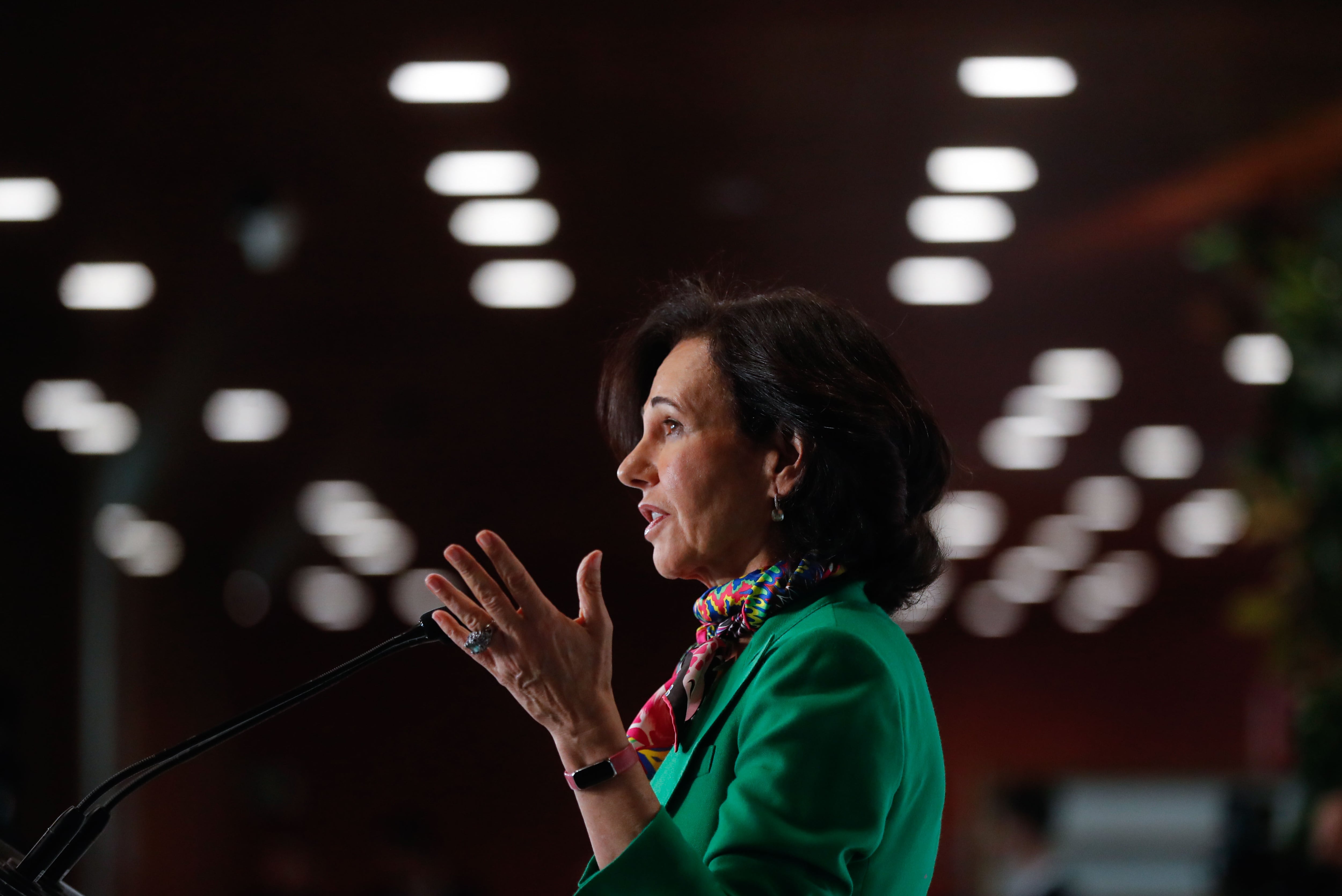 La presidenta del Banco Santander, Ana Botín.