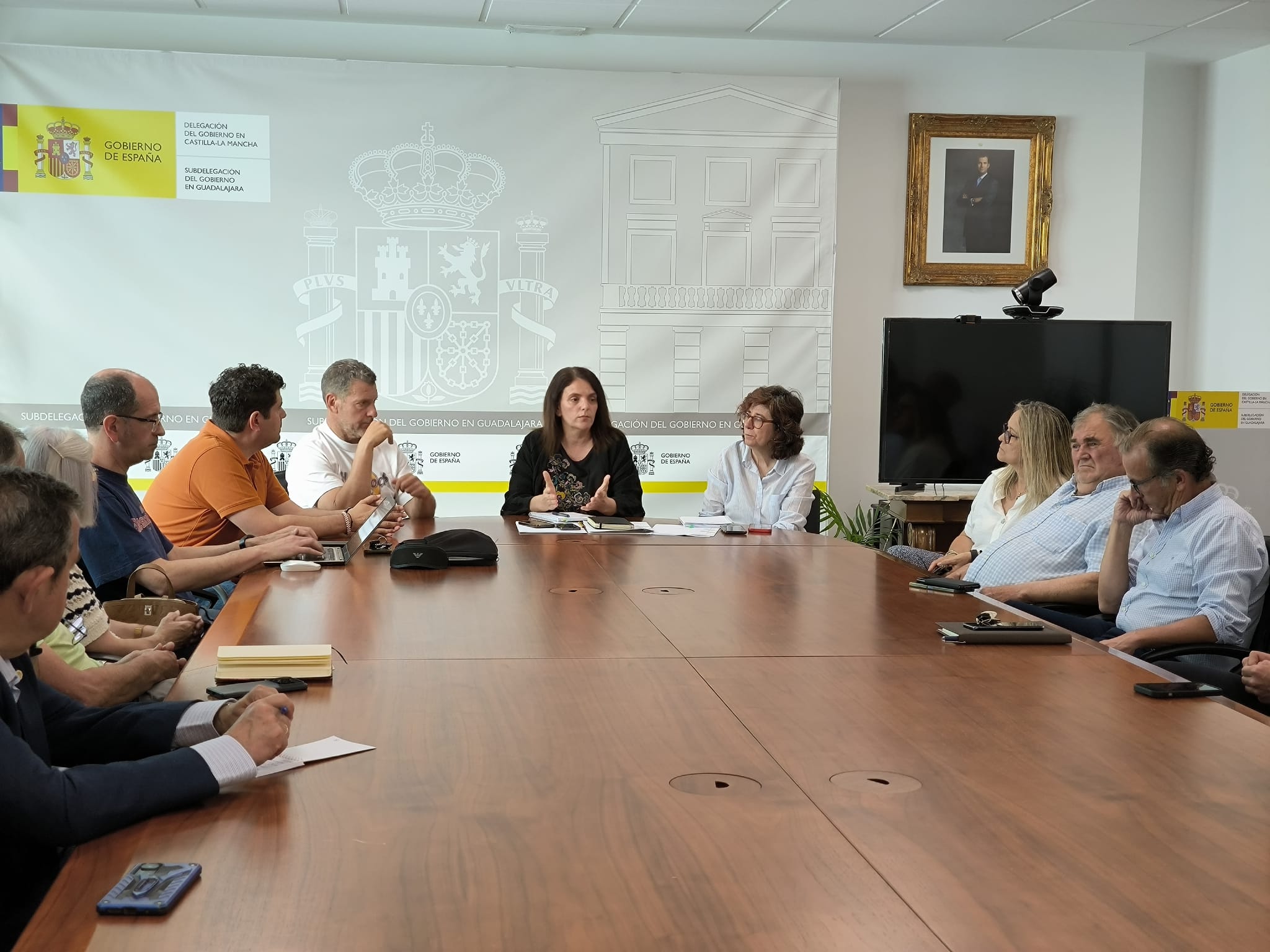 Reunión municipios con Susana Cabellos, subdelegada del Gobierno en Guadalajara