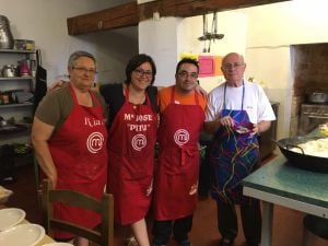 Voluntarios en las cocinas