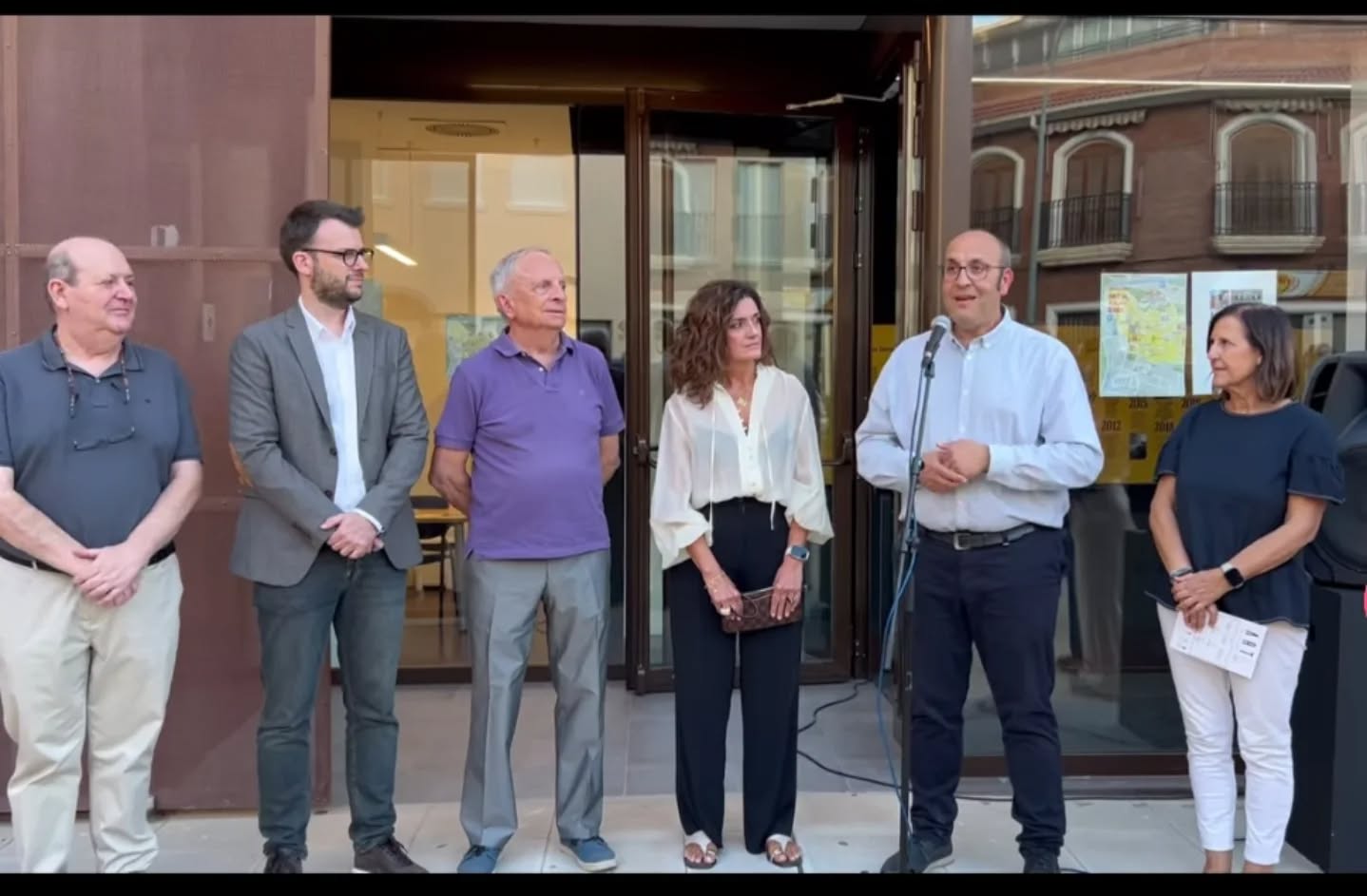 Momento de la inauguración