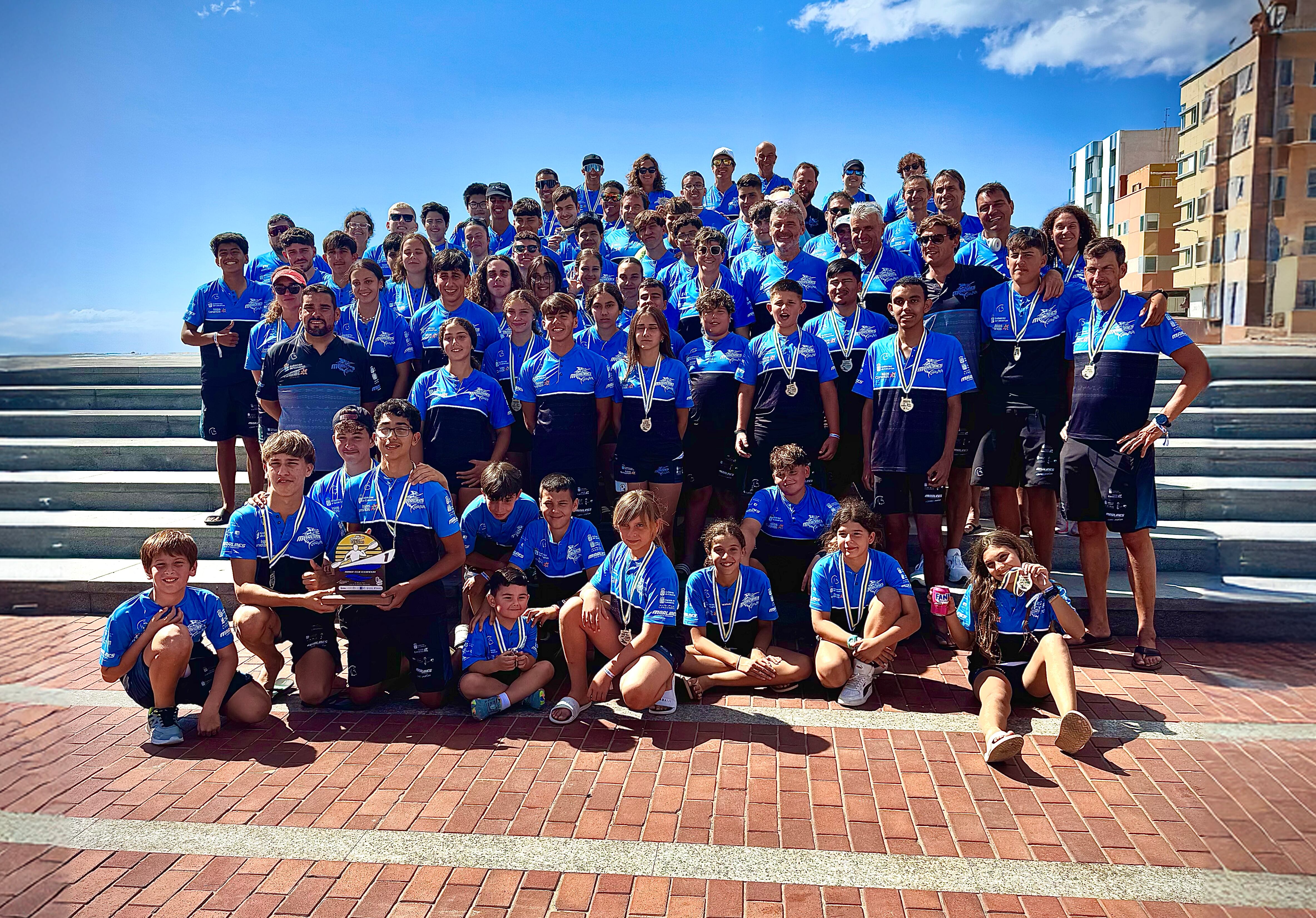Los Marlines de Lanzarote, de nuevo, Campeones de Canarias de Kayak de Mar.
