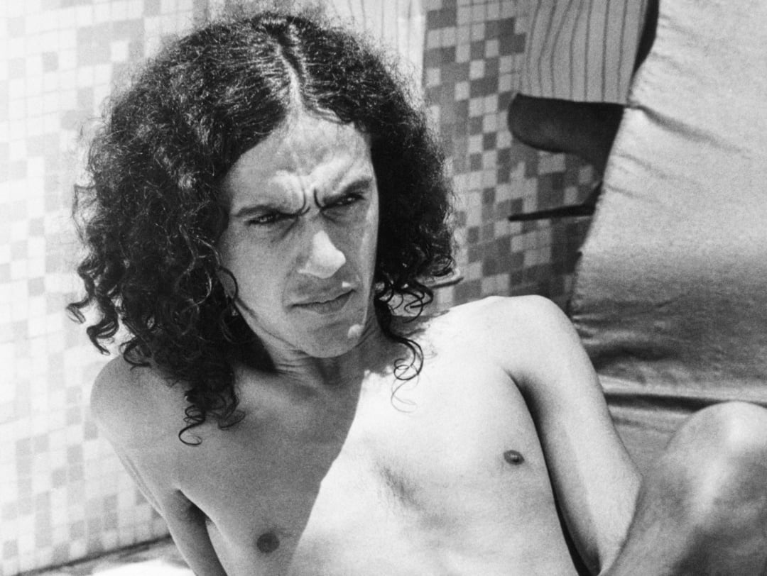 Caetano Veloso en una fotografía de archivo de 1972