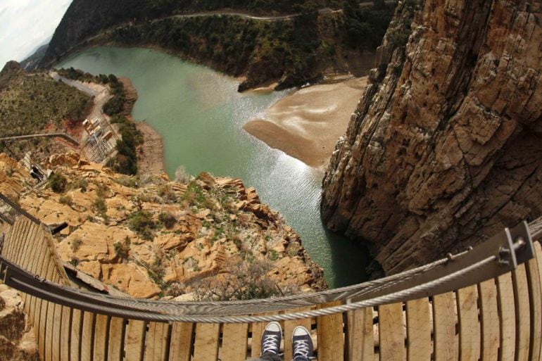 Vista desde el Caminito del Rey (Málaga)