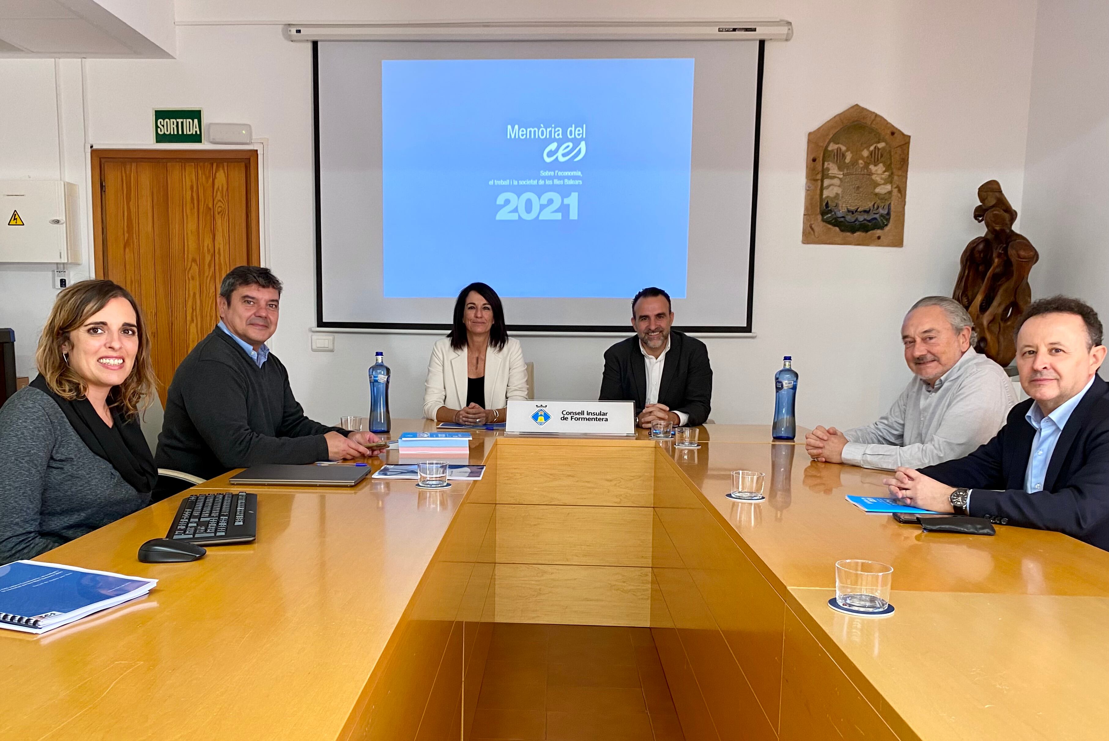 Un momento durante la presentación del CES en Formentera