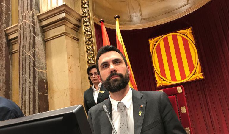 El presidente del Parlament, Roger Torrent.