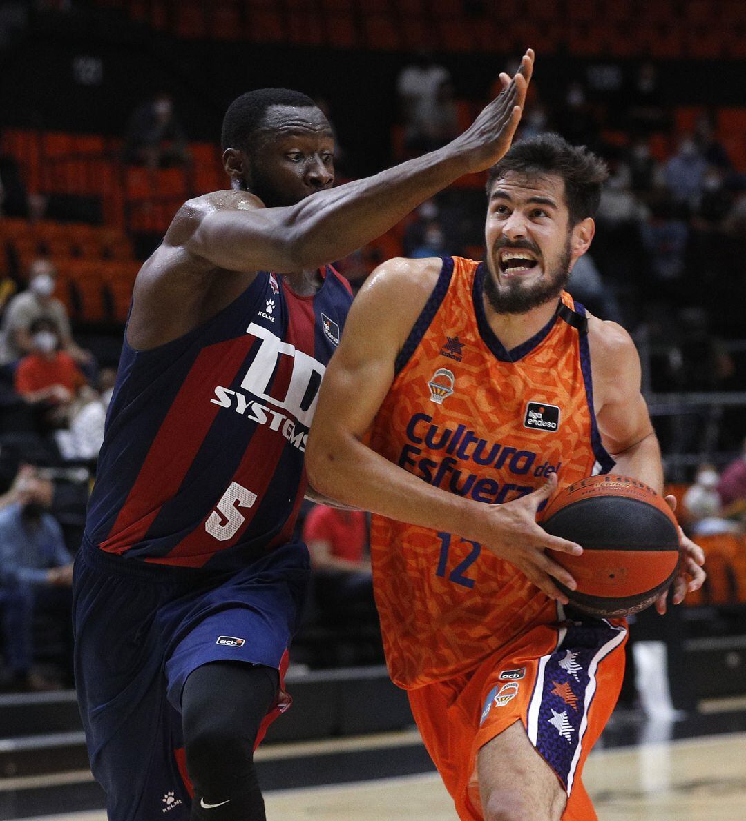 Kalinic, en el tercer partido ante el Baskonia.