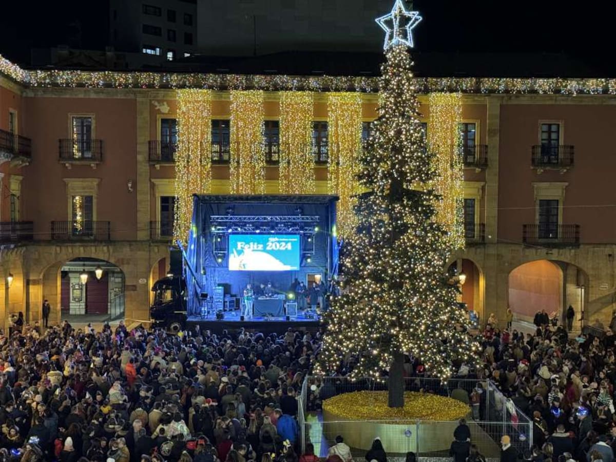 Nochevieja en Gijón.