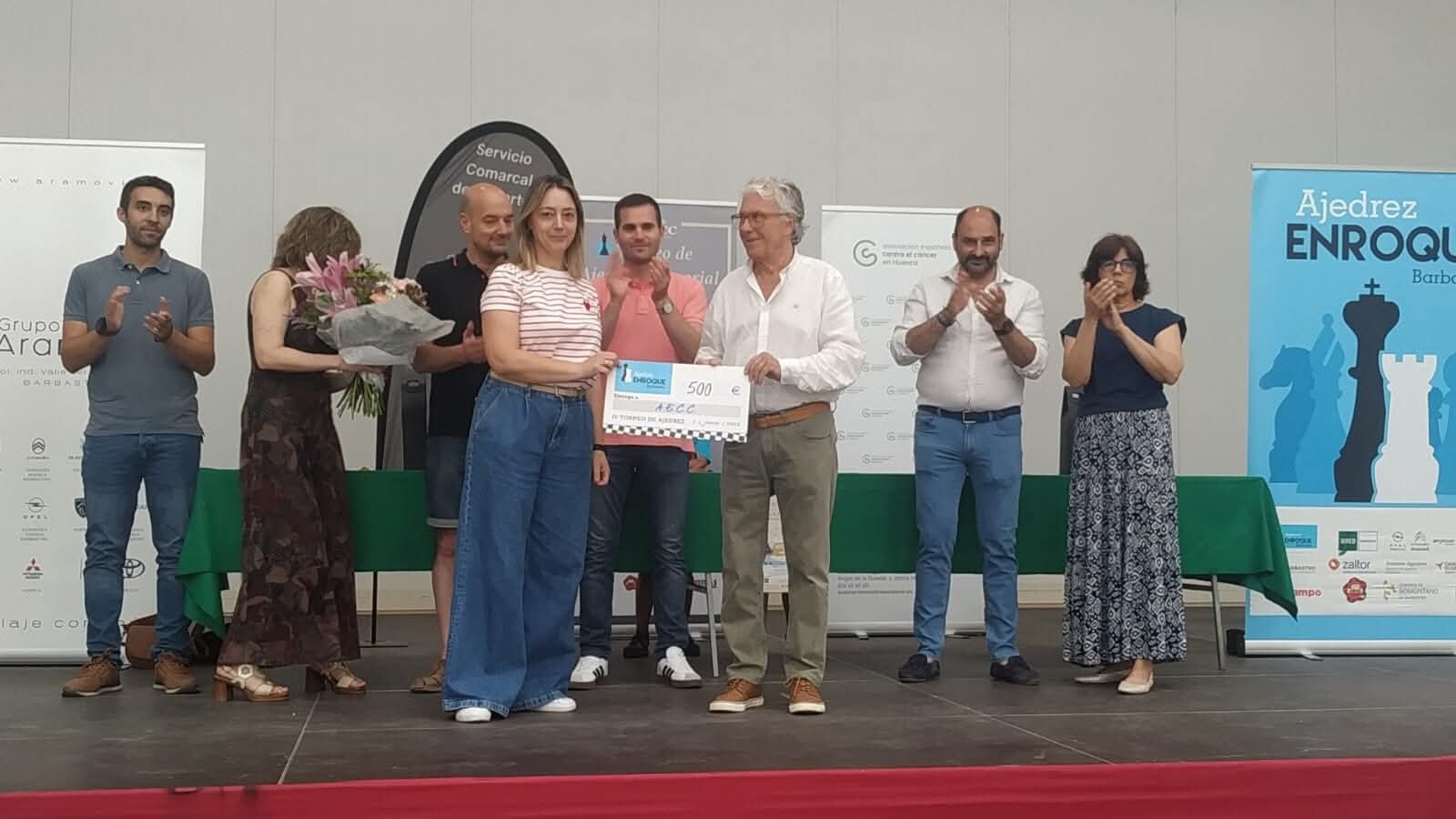 Torneo de ajedrez Memorial David Lafarga. Foto: Servicio Comarcal de Deportes de la Comarca de Somontano