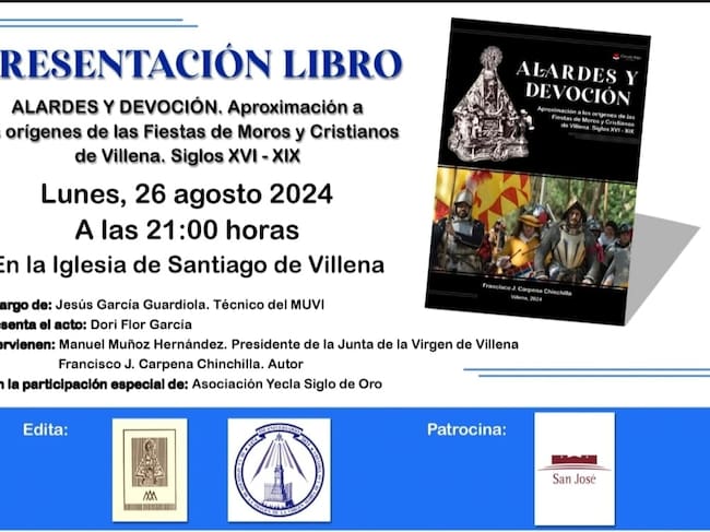 Cartel de la presentación del libro