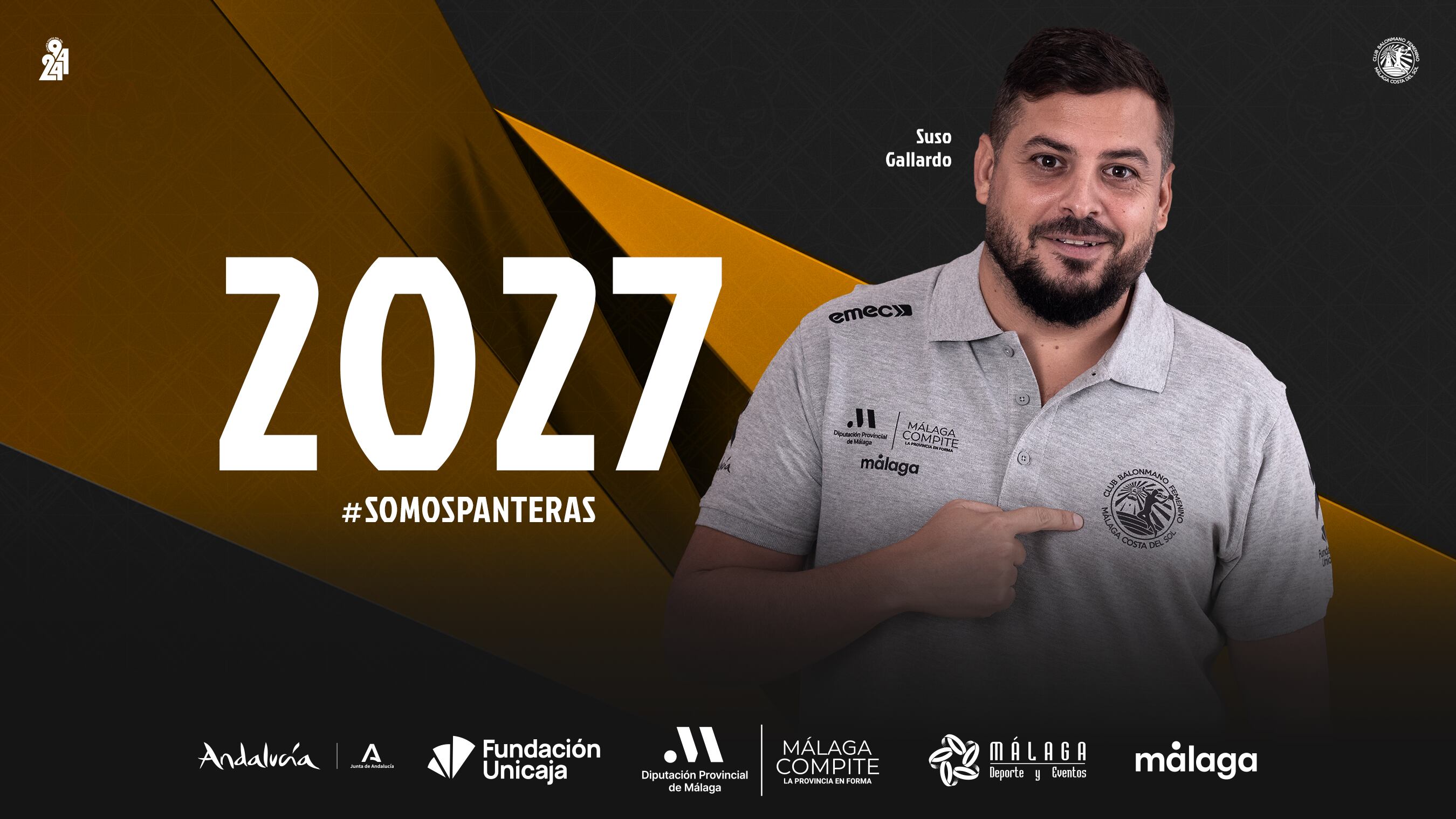 El técnico del Costa del Sol Suso Gallardo, seguirá dos temporadas más dirigiendo al conjunto malagueño