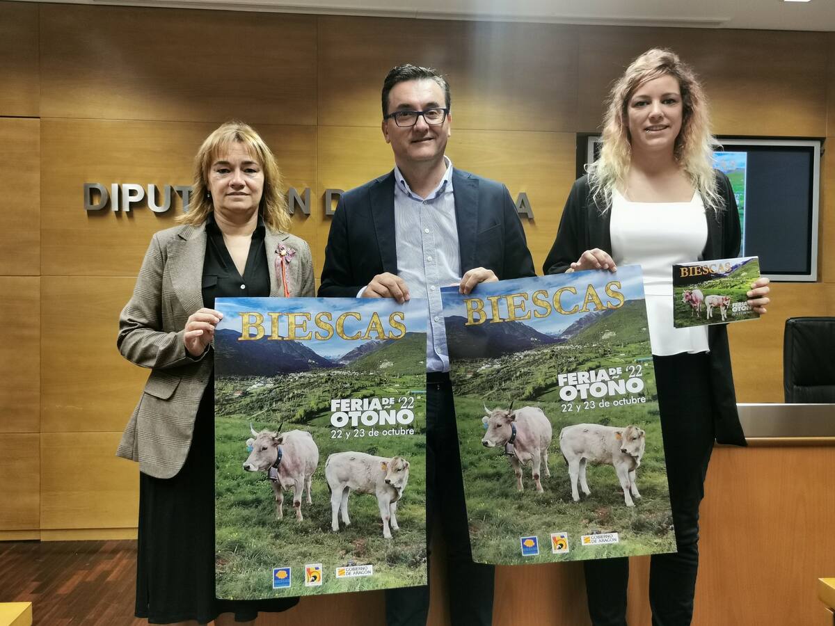Vuelve la Feria de Otoño de Biescas, la feria de los quesos, la ganadería y la agroalimentación