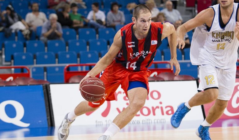 Kim Tillie, en un partido en el Buesa Arena