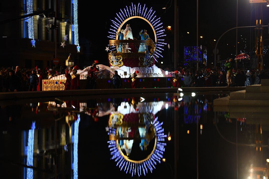 Cabalgata de Reyes de Madrid en enero de 2019. 