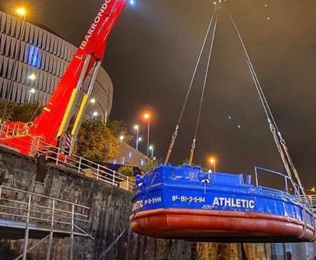 El Itsasmuseum Bilbao ha informado de la finalización de la restauración de la gabarra Athletic, que en los próximos días será sometida a una prueba en agua que garantice su flotabilidad para ser usada de nuevo. 
 