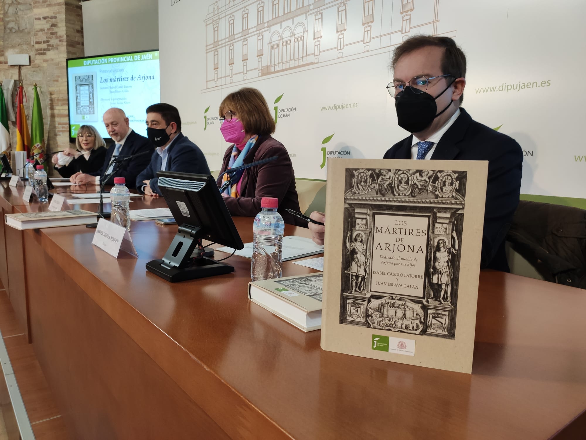 El aula de cultura de la Diputación Provincial de Jaén, durante la presentación del libro &#039;Los Mártires de Arjona&#039;