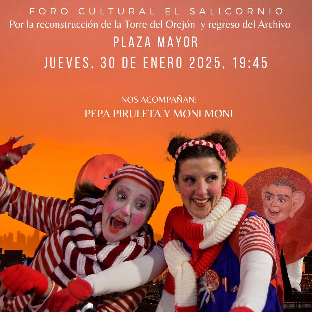 Cartel de la concentración de enero