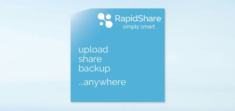 Página de inicio del servidor Rapidshare