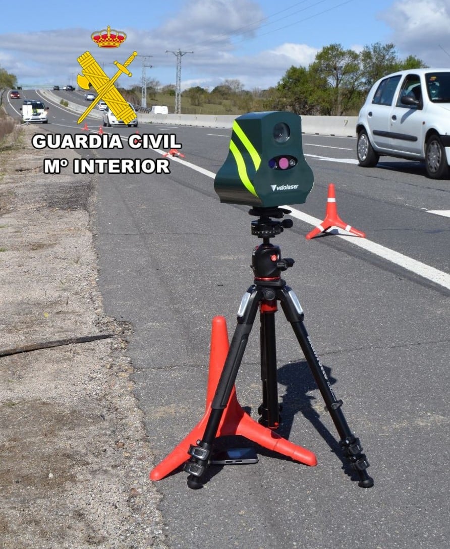 Radar instalado por la Guardia Civil