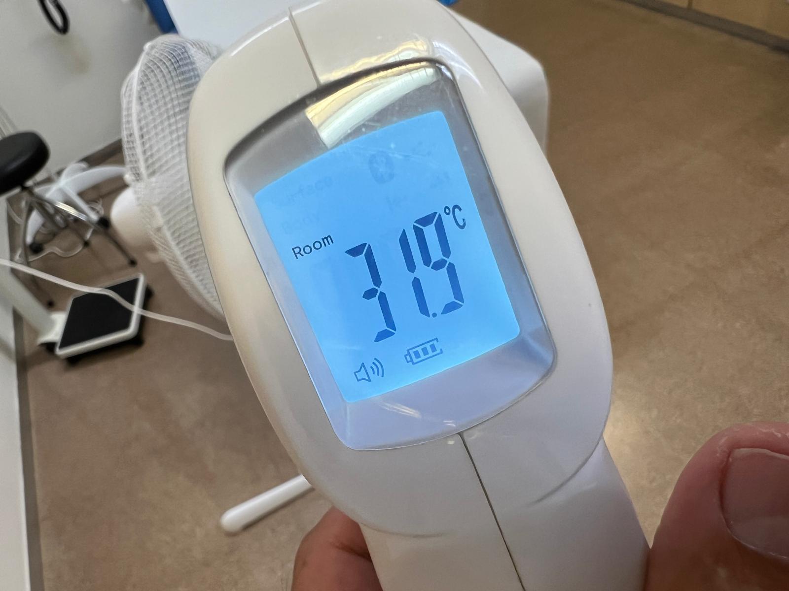 Temperatura en el Centro de Salud 7 Infantes de Logroño