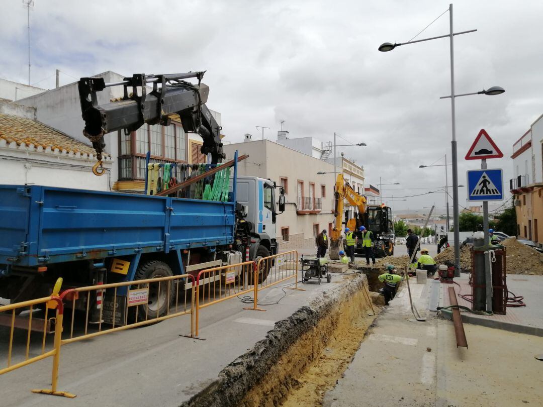 Trabajos ejecutados en Trebujena