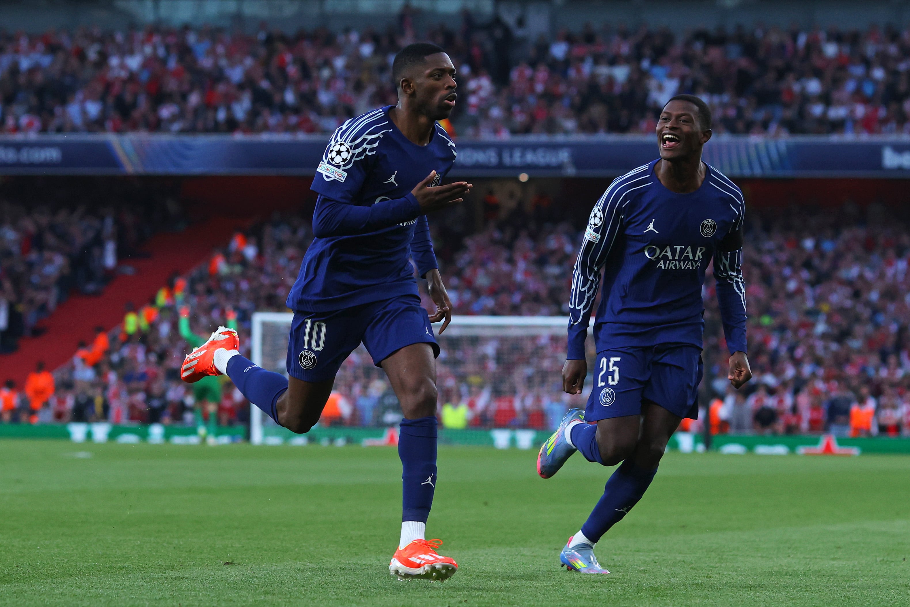 Arsenal FC v Paris Saint-Germain - UEFA Champions League 2024/25 Semi Final First Leg