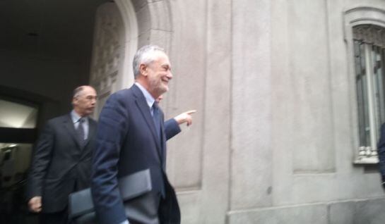 José Antonio Griñán, a su salida del Supremo