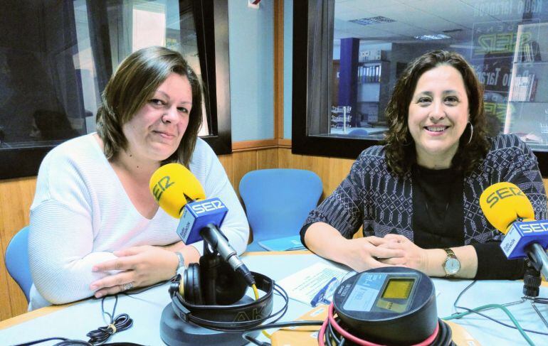 Raquel Benavente (Izq) y Carmen Zarceño (Dcha).