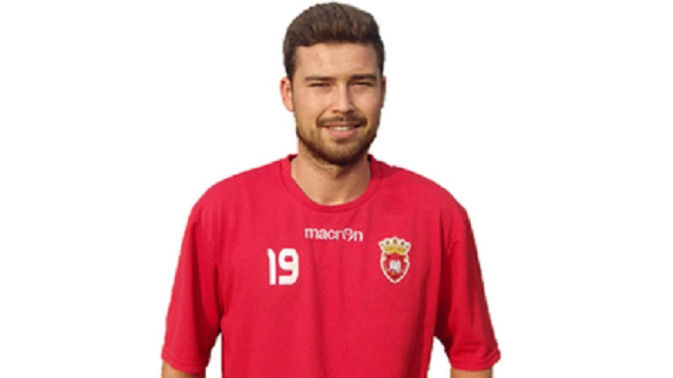 El portugués Rubén Correira se vistió de azulgrana en el amistoso contra el UCAM Murcia