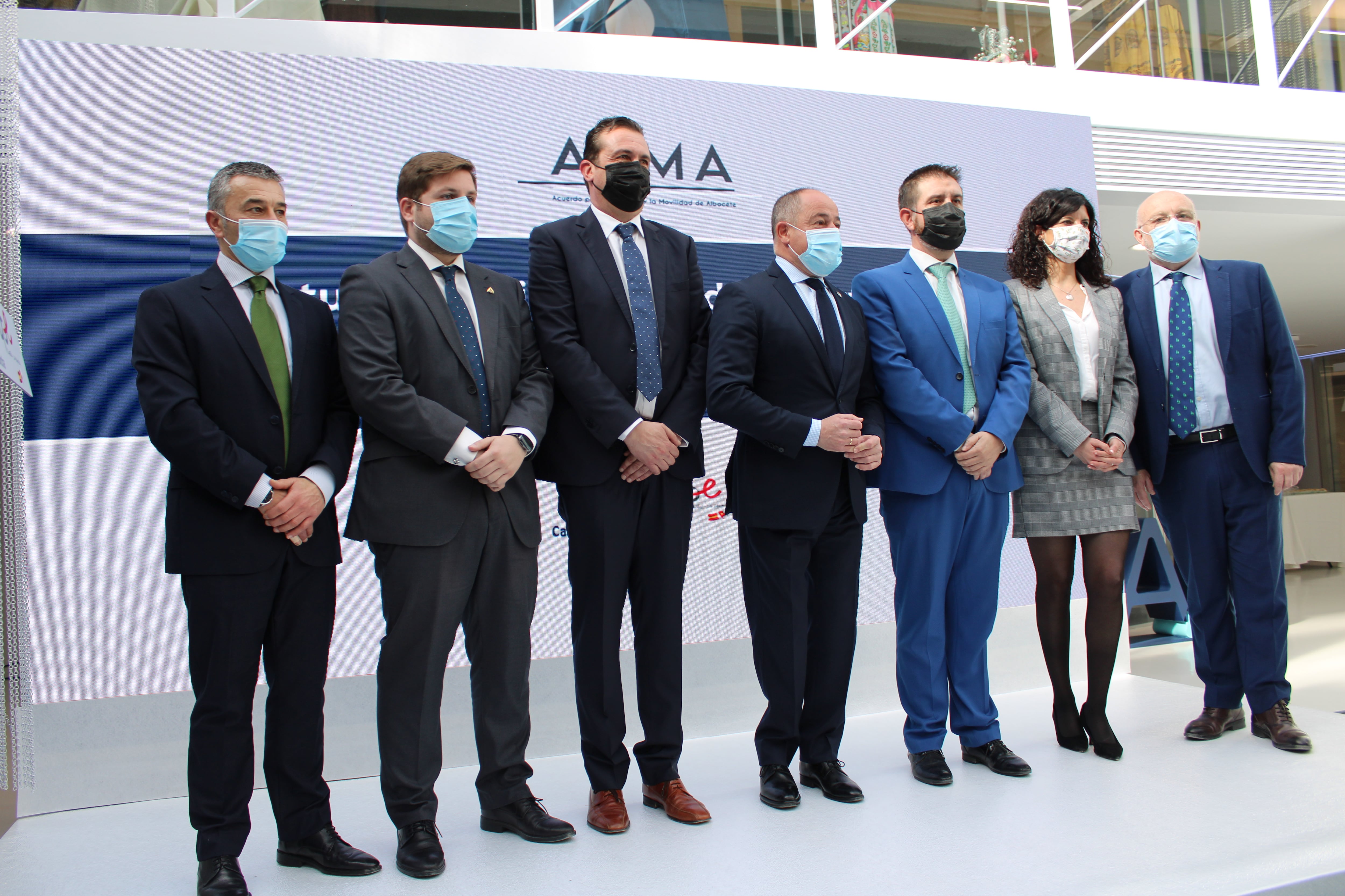 Uno de los momentos de la presentación del Puerto Seco