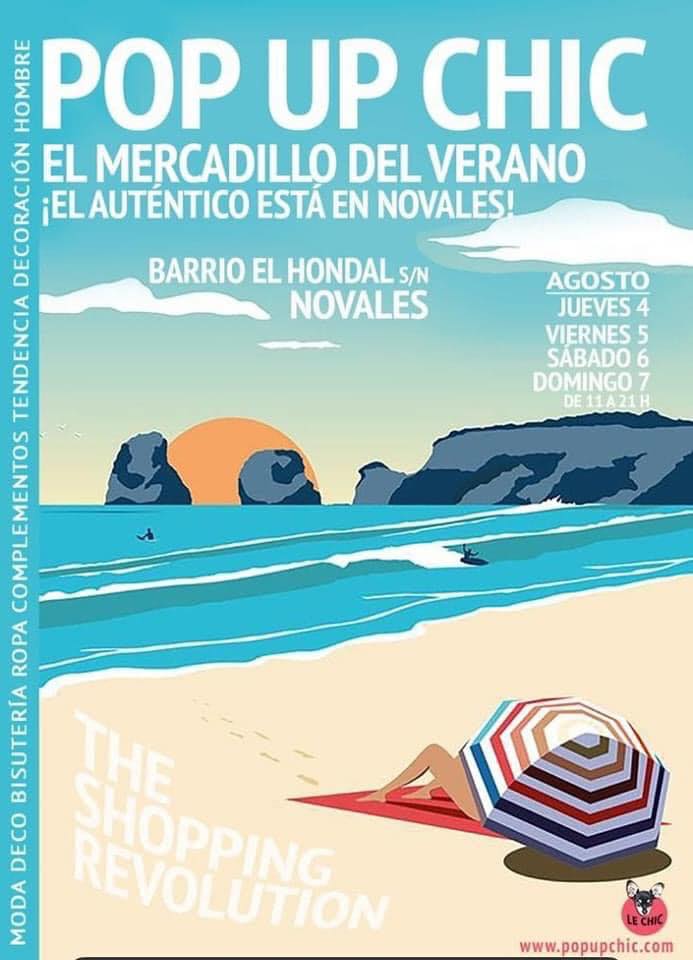 Cartel &#039;Pop Up Chic&#039; Novales