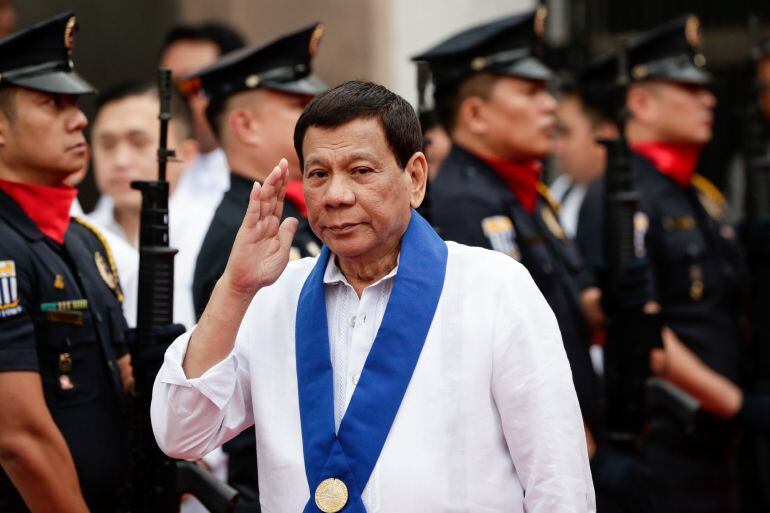 El presidente filipino Rodrigo Duterte.