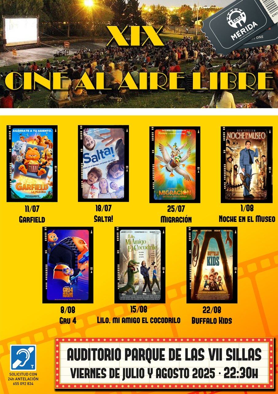 Ciclo de Cine de Verano Mérida 2025