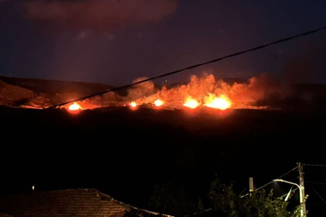 Incendio declarado en A Mezquita el pasado martes 29 de agosto