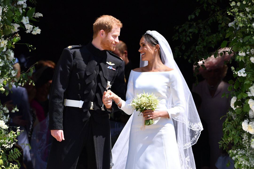 Imagen de archivo de la boda entre Harry y Meghan el 19 de mayo de 2018