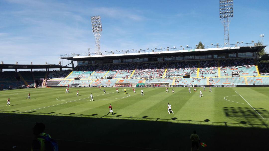 Imagen del partido de este domingo en Salamanca.