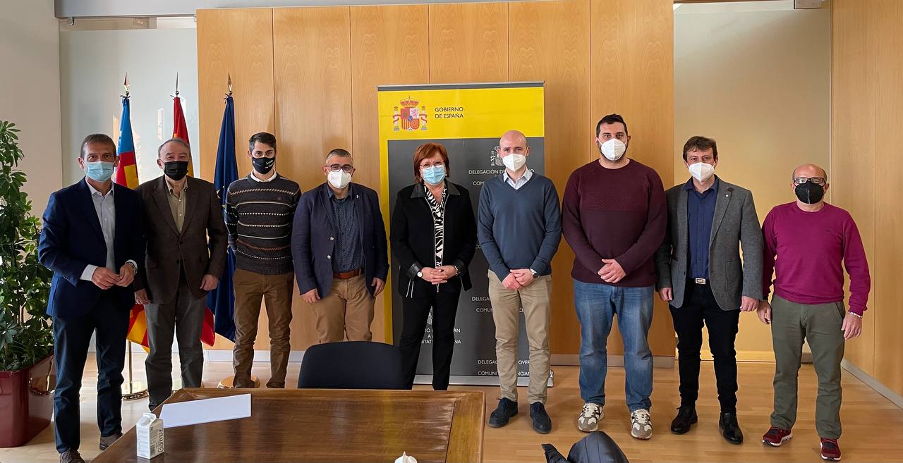 Reunión Ajuntament de Tavernes, Delegació Govern en la Comunitat Valenciana y  Demarcació de Costes, Antonio Cejalvo