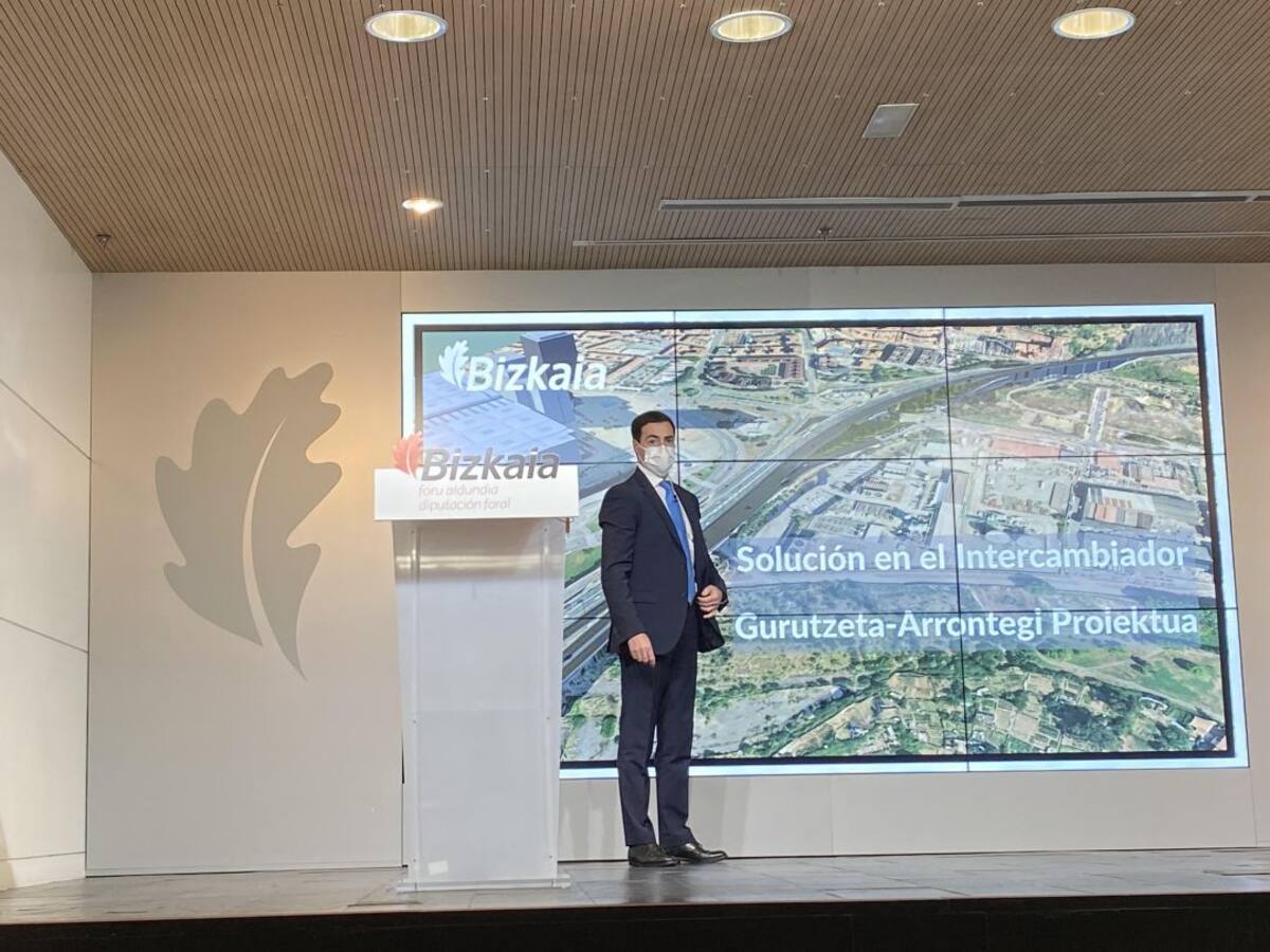 Imanol Pradales: "Los indicadores nos dicen que tenemos que actuar cuanto antes en el Intercambiador de Cruces para no perjudicar la seguridad vial"