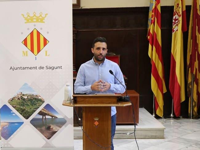 El alcalde de Sagunt, Darío Moreno, en una foto de archivo