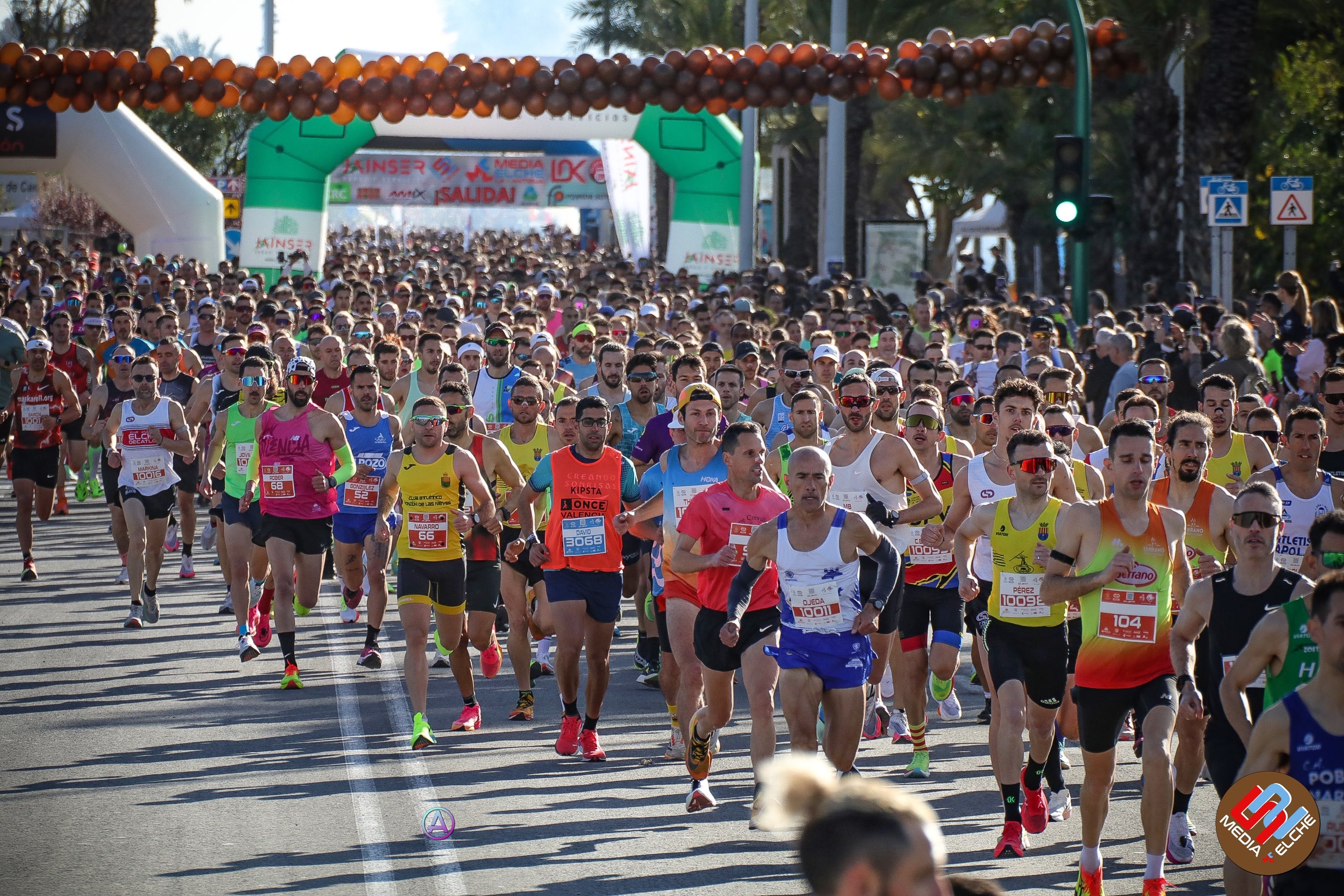 Salida de la Media Maratón de Elche el año pasado