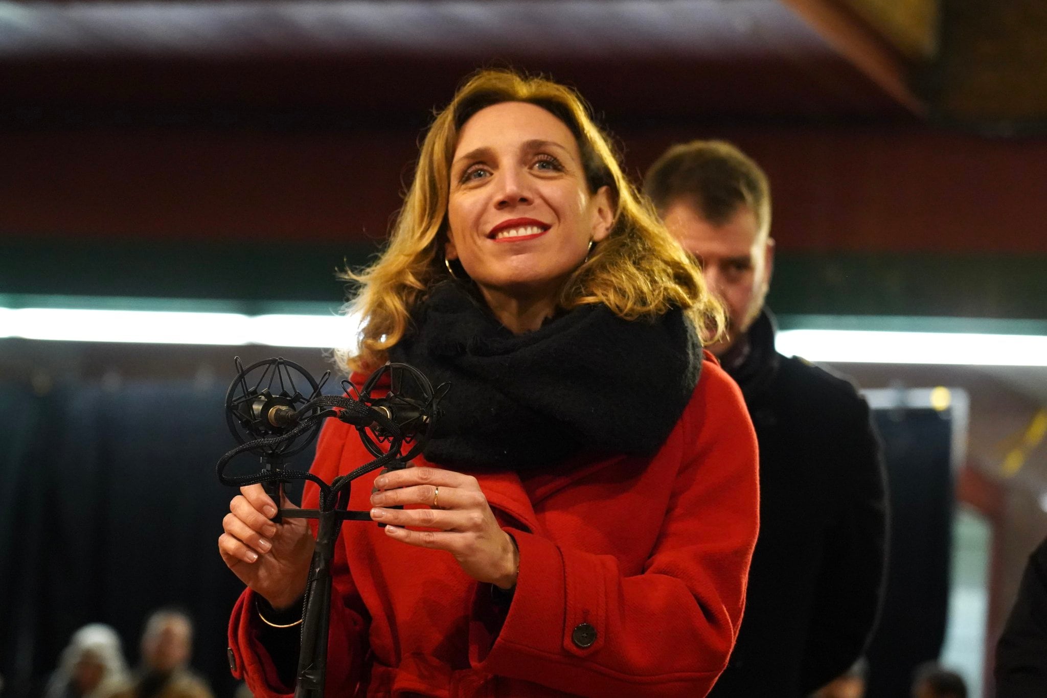 Candelaria Testa, alcaldesa de Alcorcón, durante un acto