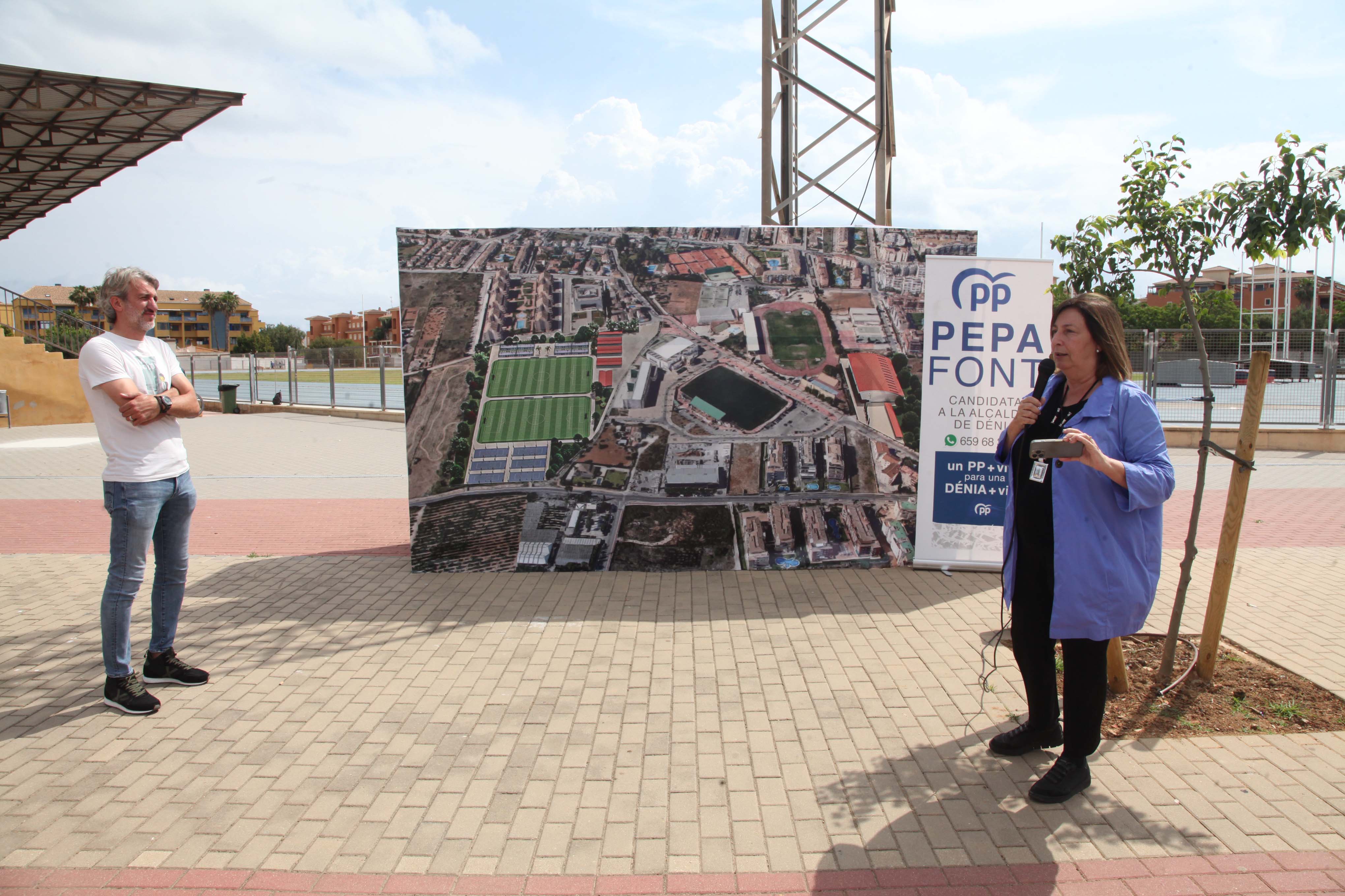 Presentación de la ciudad deportiva del PP.