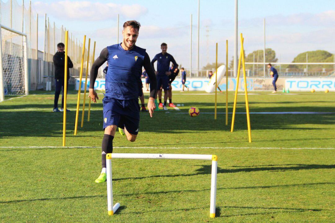 Rober Correa durante un entrenamiento.