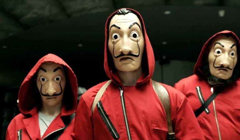 Un fragmento de la serie de Netflix &#039;La casa de papel&#039;.