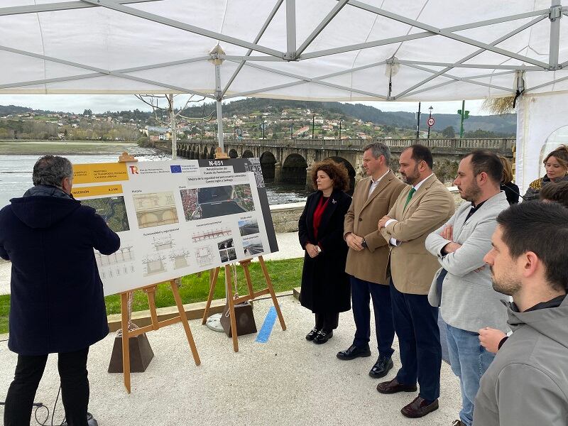 Presentación del proyecto de rehabilitación del puente (foto: Delegación del Gobierno)