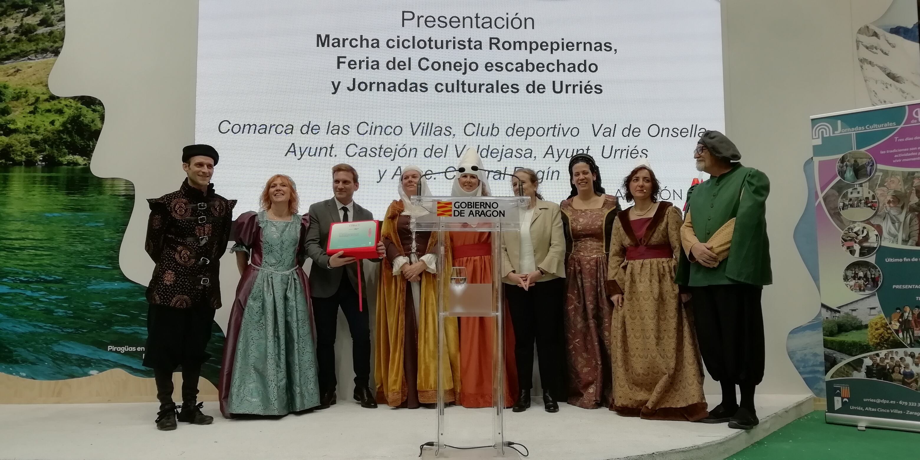 Las jornadas culturales de Urriés triunfan en FITUR 2020 / Ayuntamiento de Urriés