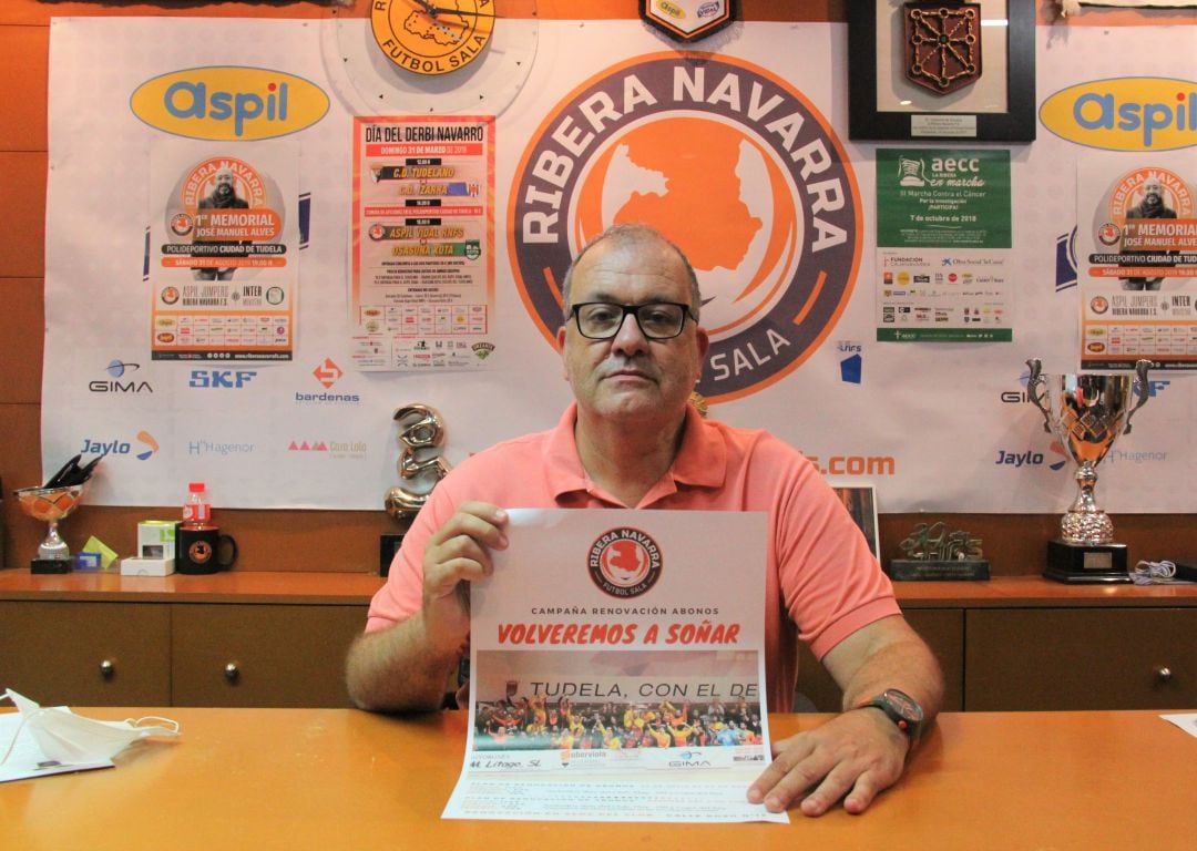 Alberto Ramírez, Presidente de Aspil Jumpers Ribera Navarra Fútbol Sala