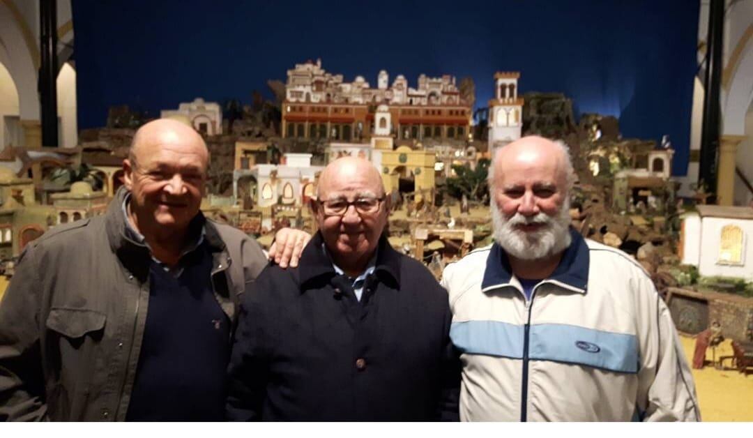 Patricio González, Miguel Gutiérrez y su hijo Paco Gutiérrez