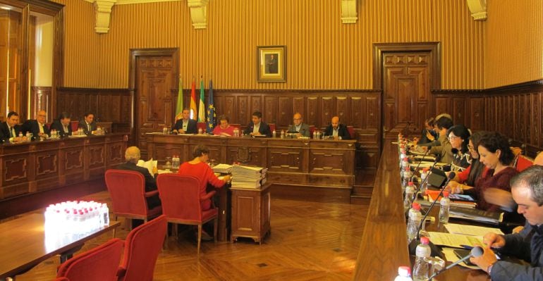 Pleno de la Diputación Provincial de Jaén.